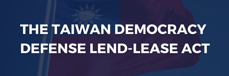 Introduced S.770, Taiwan Democracy Defense Lend-Lease Act of 2023
