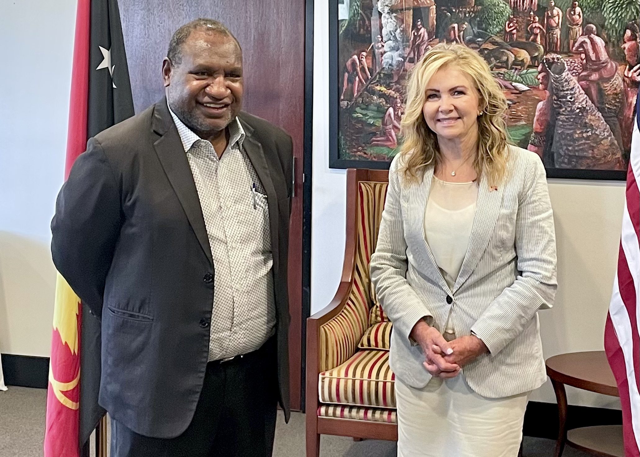 Senator Blackburn Met With Papua New Guinea’s Prime Minister James Marape