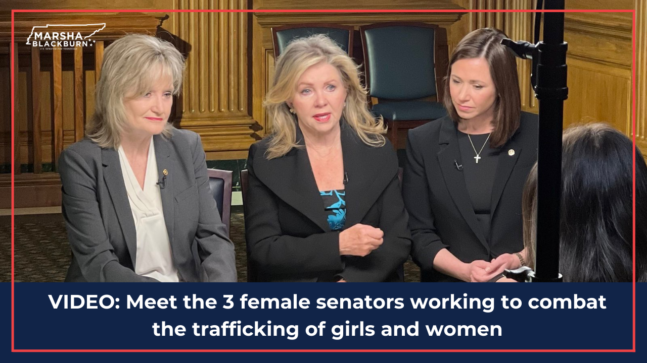 senator marsha blackburn, immigration, human trafficking