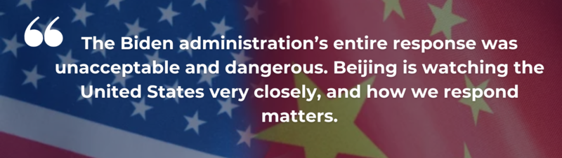 Senator Blackburn In The Daily Caller: The Spy Balloon Was A Test — Biden Failed It