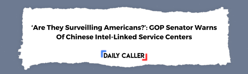 Blackburn Calls for Inquiry Into Chinese Surveillance on American Soil