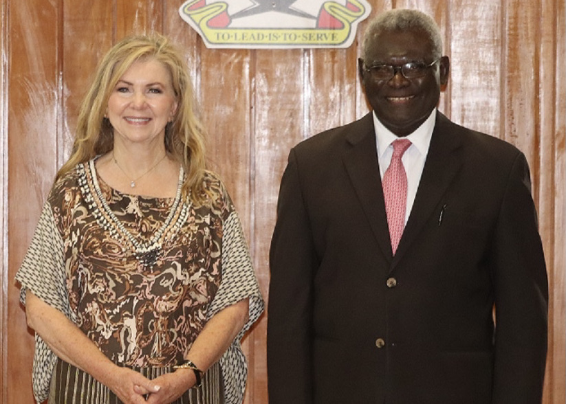 Senator Blackburn Met With The Solomon Islands’ Prime Minister Manasseh Damukana Sogavare