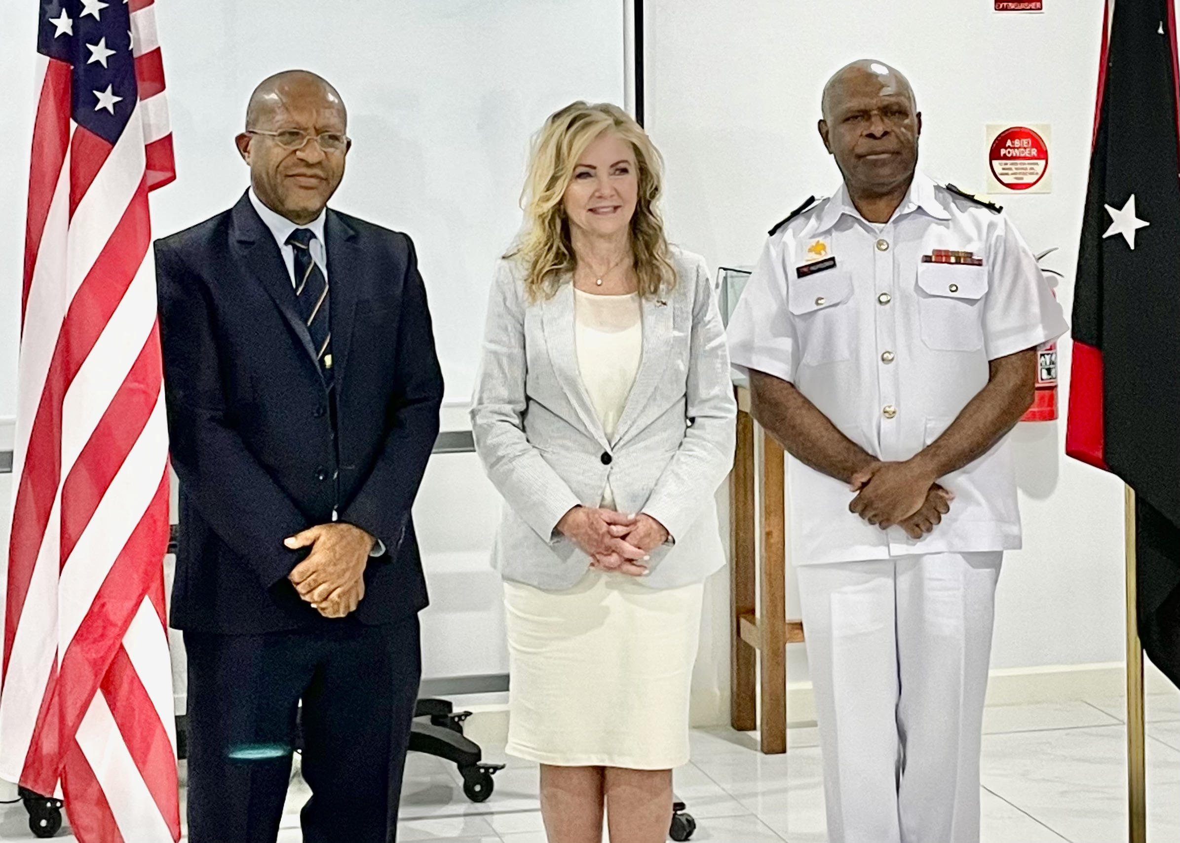 Senator Blackburn Met With Papua New Guinea’s Defense Secretary Hari John Akipe, Deputy Chief of Defense Force Commodore Philip Polewara