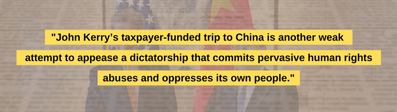 Blackburn John Kerry China Statement
